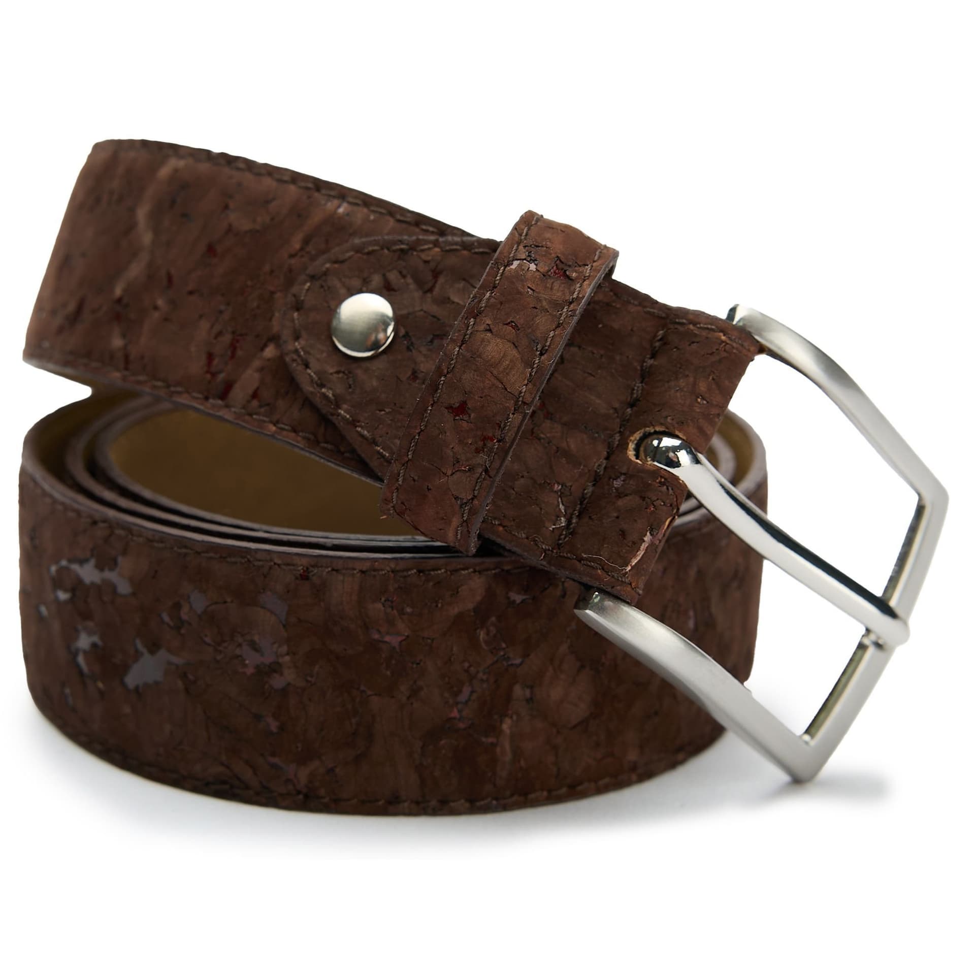 V.GAN V.GAN Men's Cork 3.5Cm Belt in Brown