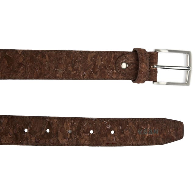 V.GAN V.GAN Men's Cork 3.5Cm Belt in Brown - 2