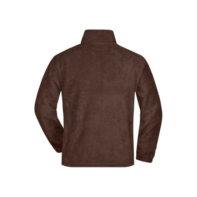 James and Nicholson James and Nicholson Men's Half Zip Fleece in Brown - 2