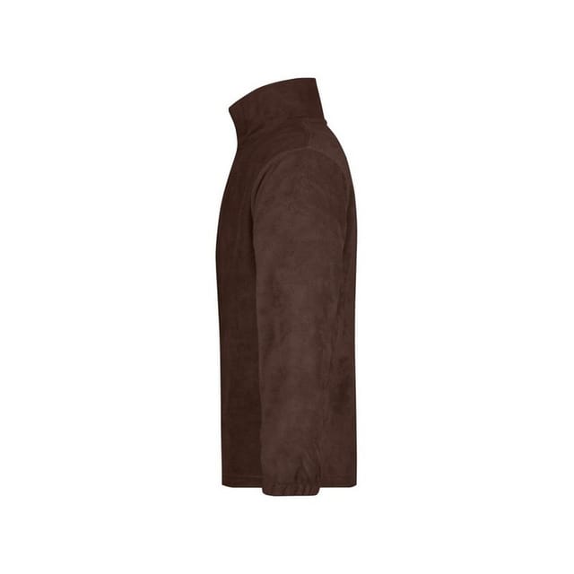 James and Nicholson James and Nicholson Men's Half Zip Fleece in Brown - 3