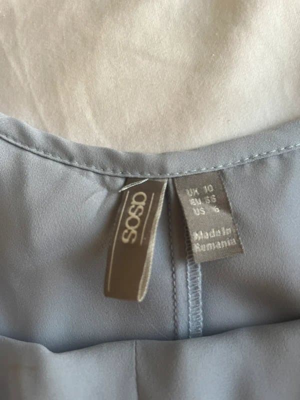 ASOS ASOS powder blue chiffon top