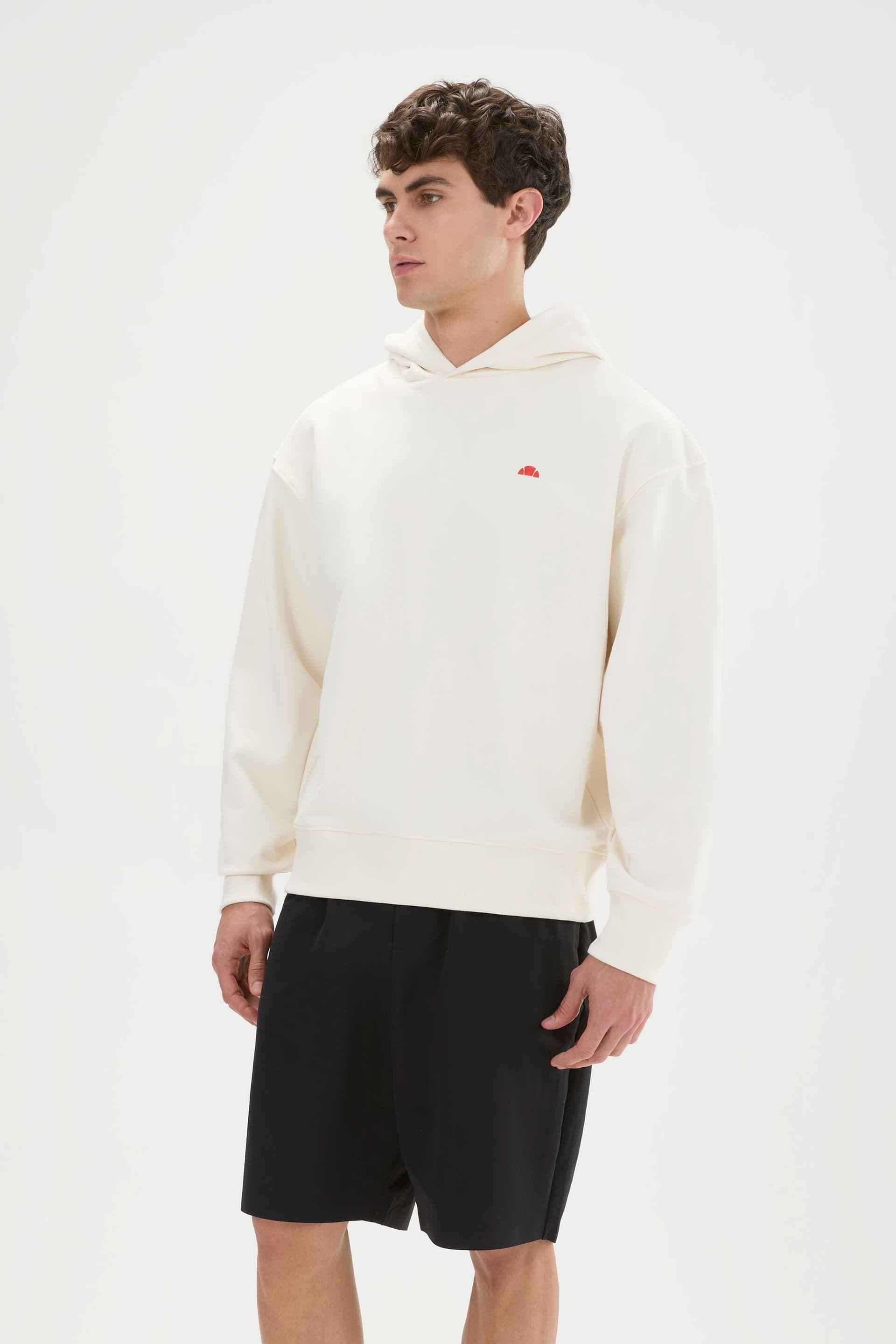 Ellesse Ellesse Men's LEONARDOS HOODIE in Off-White