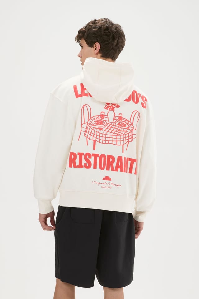 Ellesse Ellesse Men's LEONARDOS HOODIE in Off-White - 2