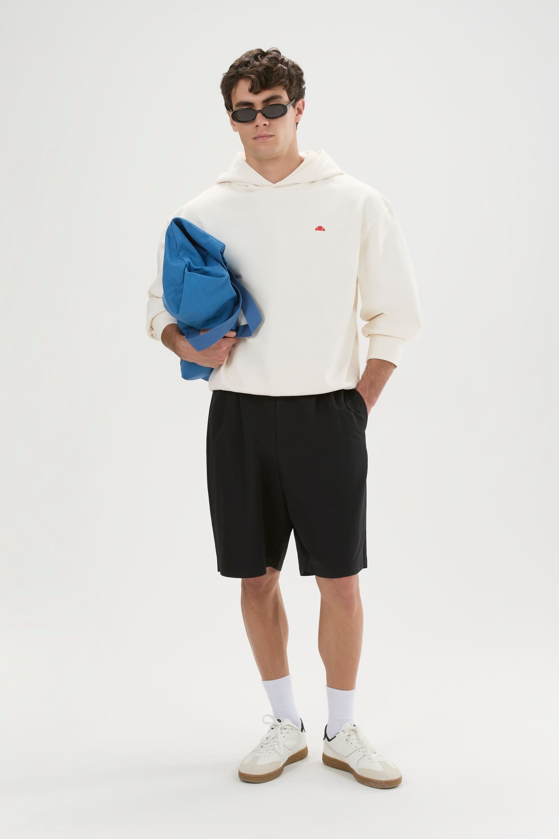 Ellesse Ellesse Men's LEONARDOS HOODIE in Off-White - 4
