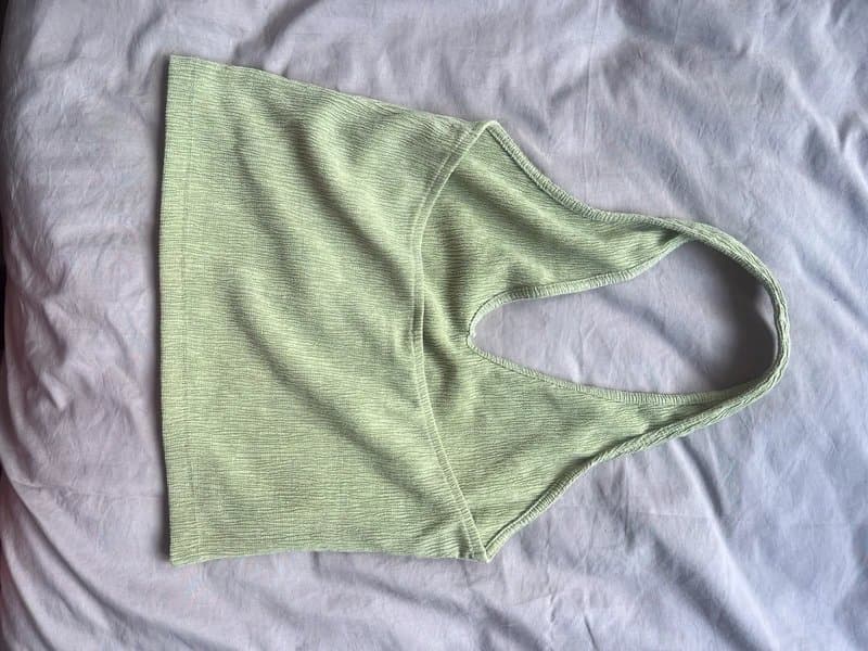 ASOS Design Green ASOS halter neck crop