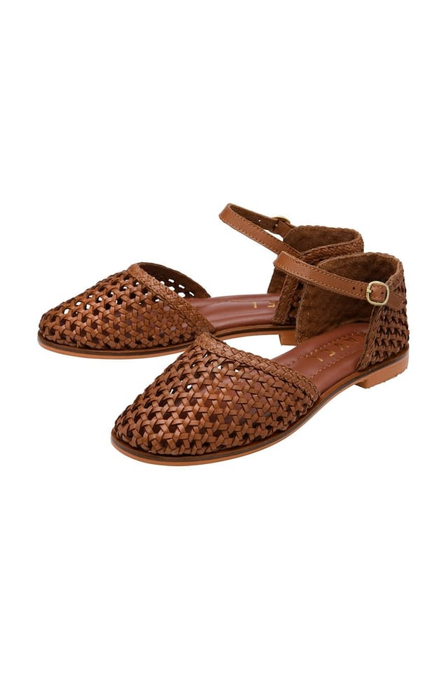 Ravel Ravel Women's 'Kelk' Leather Flat Sandals in Tan - 2