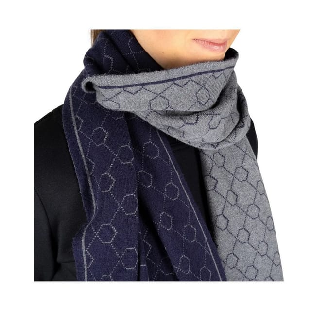 Coldstream Coldstream Women's Morham Repeat Logo Knitted Scarf in Navy - 2