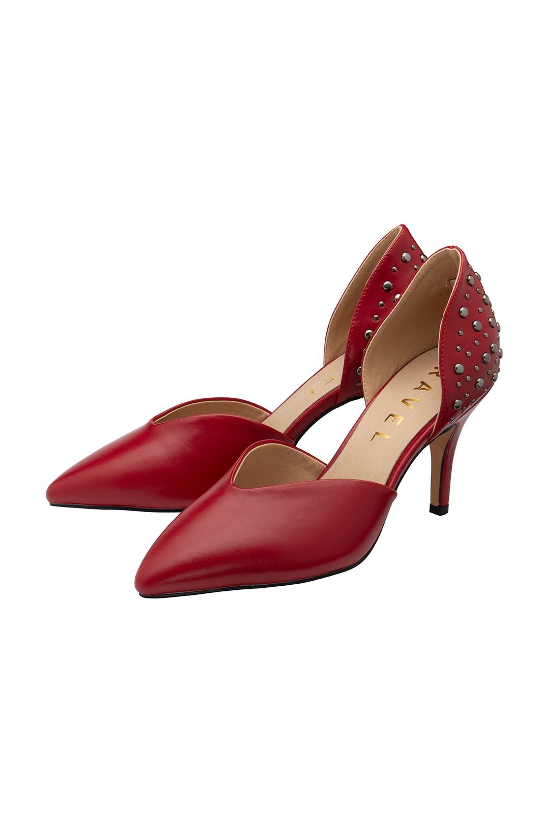Ravel Ravel Women's 'Mulben' Stiletto-Heel Court Shoes in Red - 2