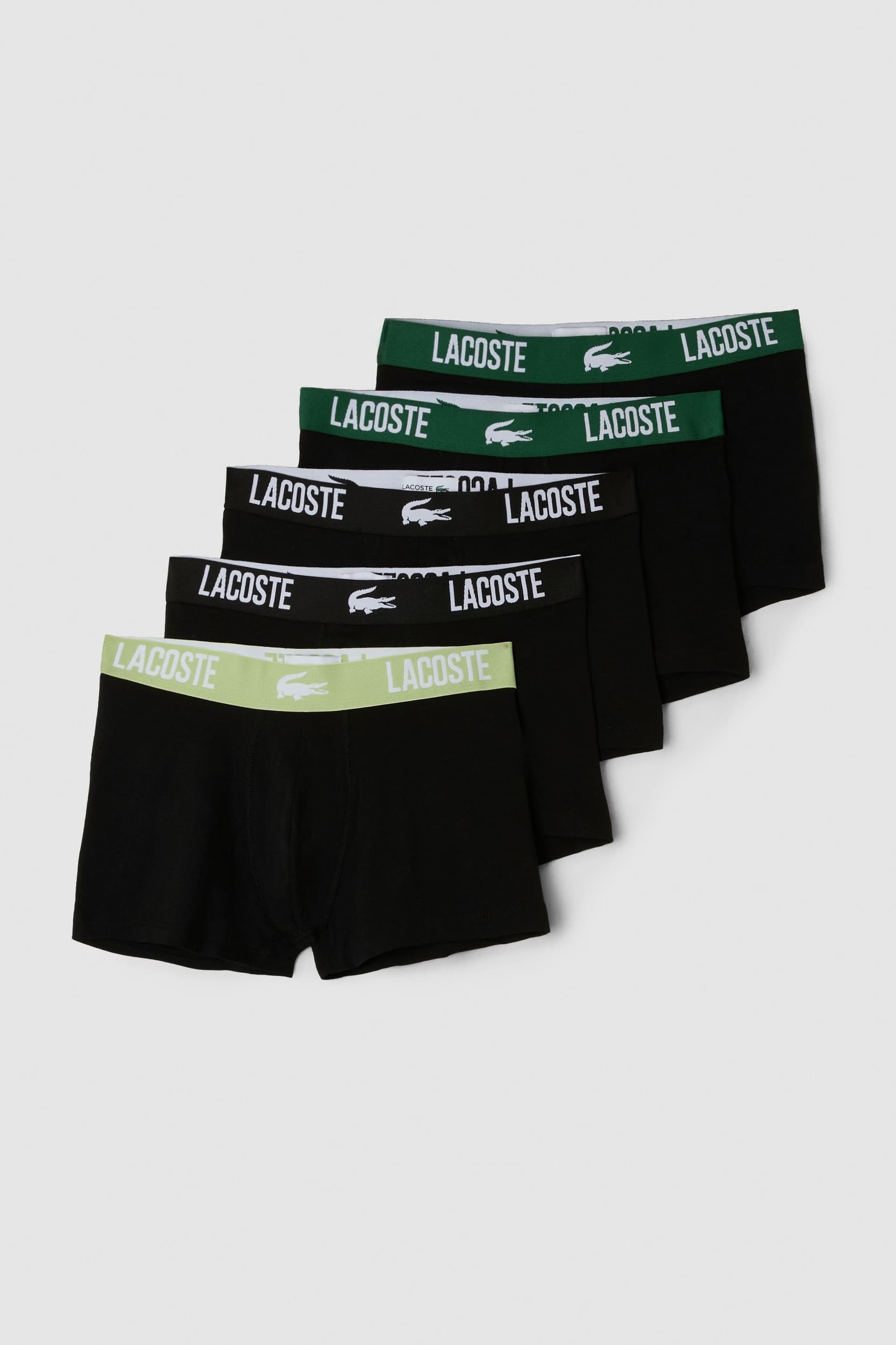 Lacoste Lacoste Men's 5 Pack Trunks Black Mult WB
