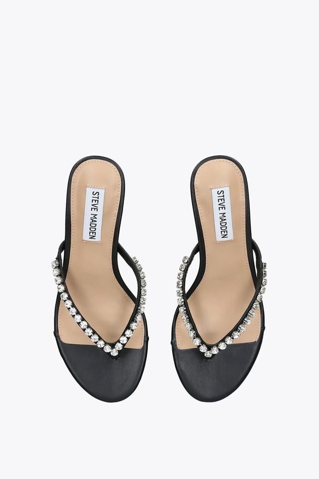 Steve Madden STEVE MADDEN Women's 'Slater Black' Sandals in Black - 2