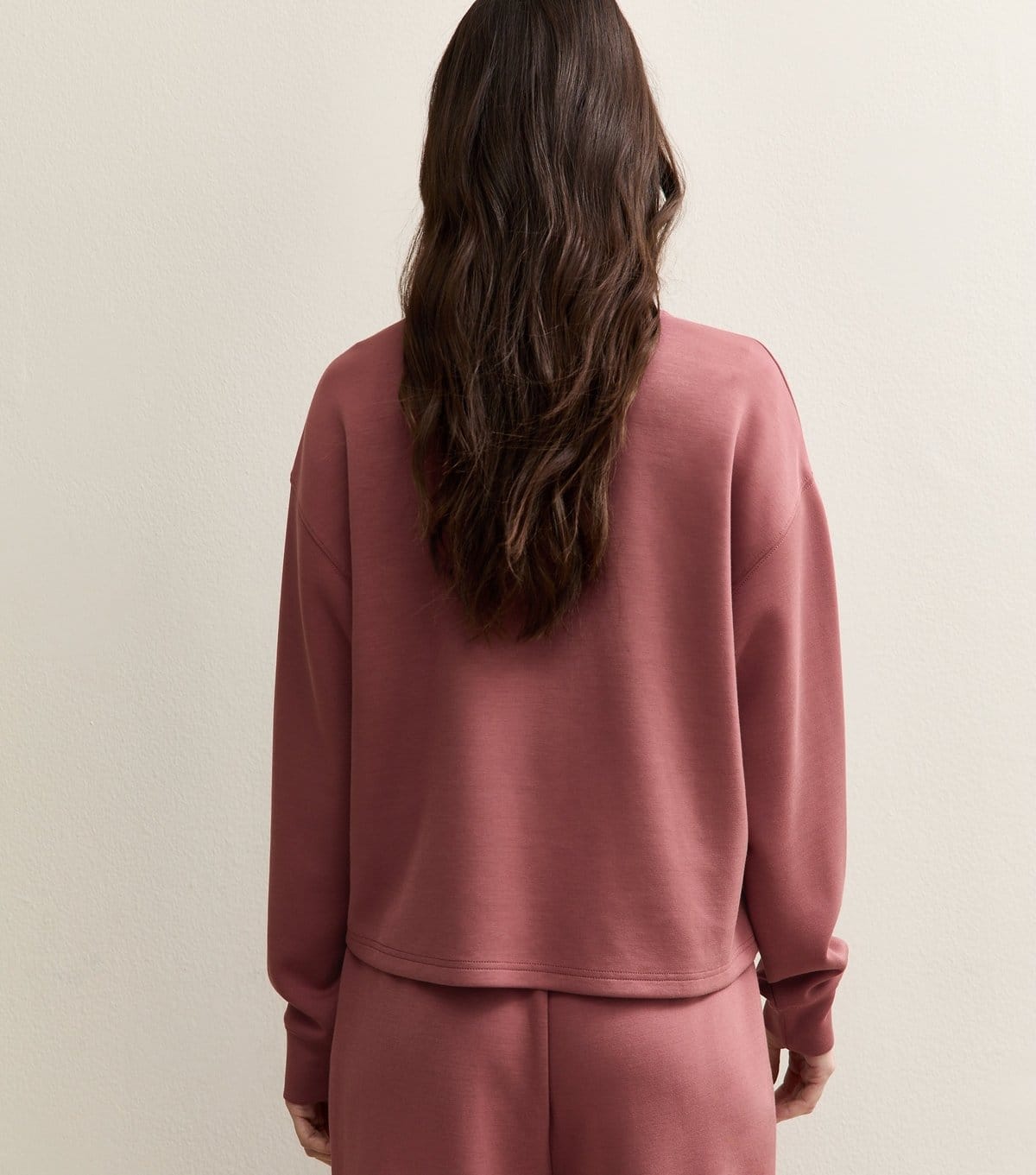 New Look Women's Premium Bright Pink Oversized Crew Neck Sweatshirt New Look - 4