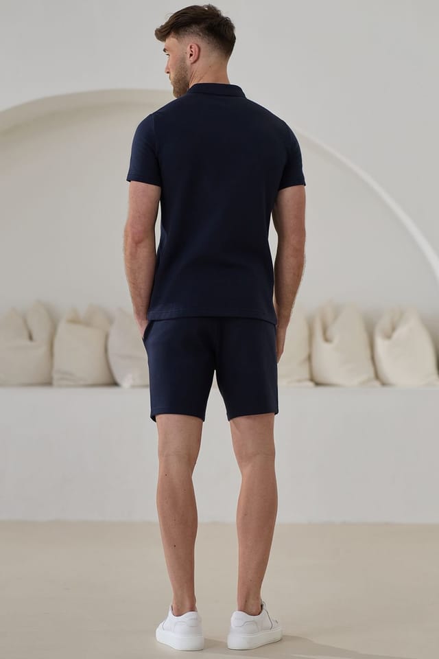 Gym King GYM KING Men's Portals Texture Polo Navy - 2
