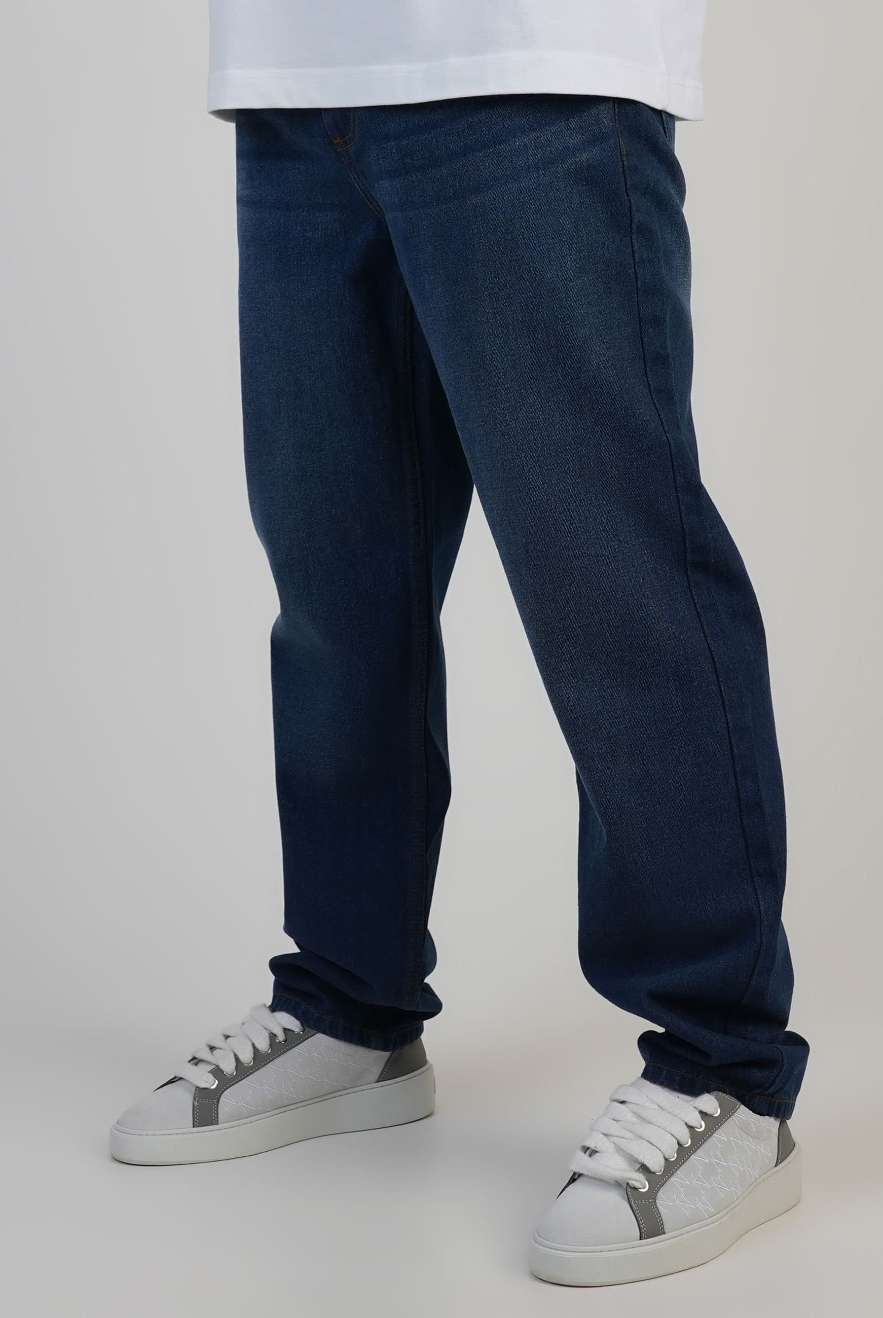 SikSilk SikSilk Men's Straight Fit Jeans in Dark Blue