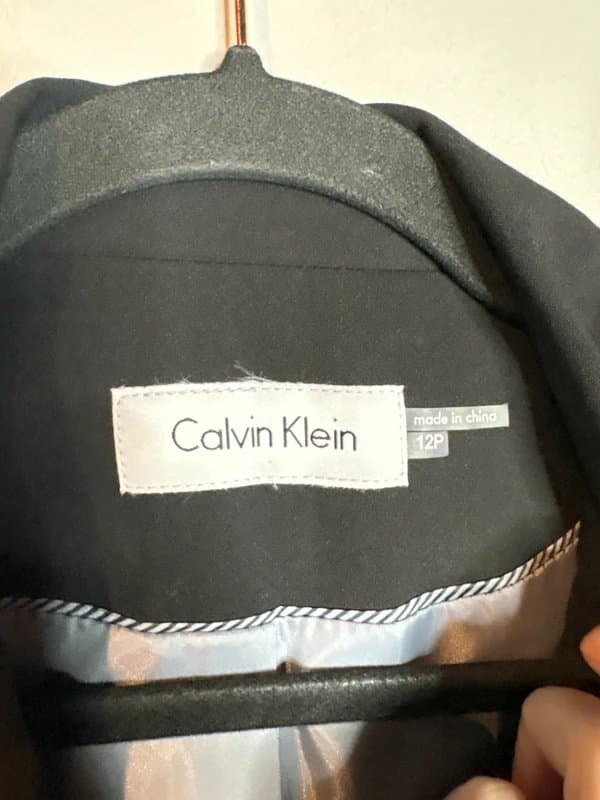 Calvin Klein Calvin Klein black two button blazer jacket