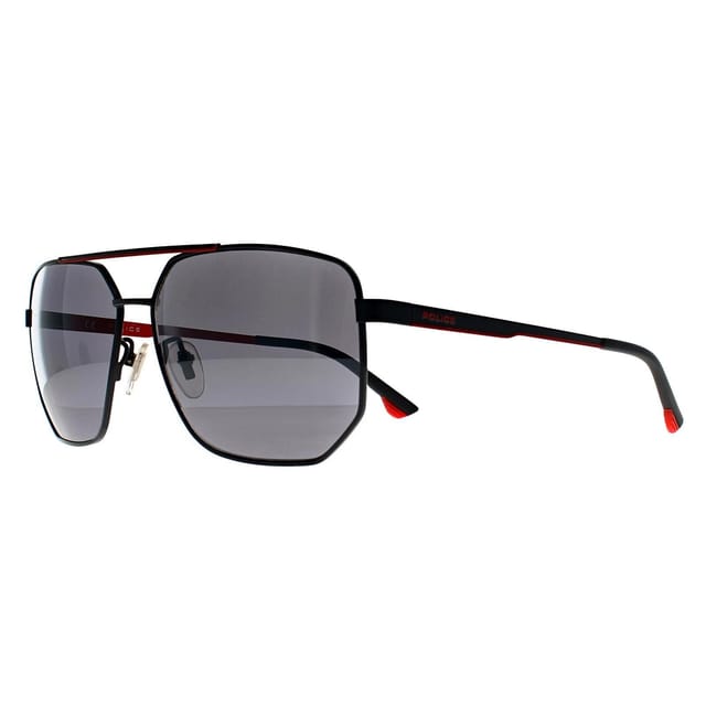 Police Police Men's Aviator Semi Matte Grey Smoke Mirror SPLB36 Synth 1 - 2
