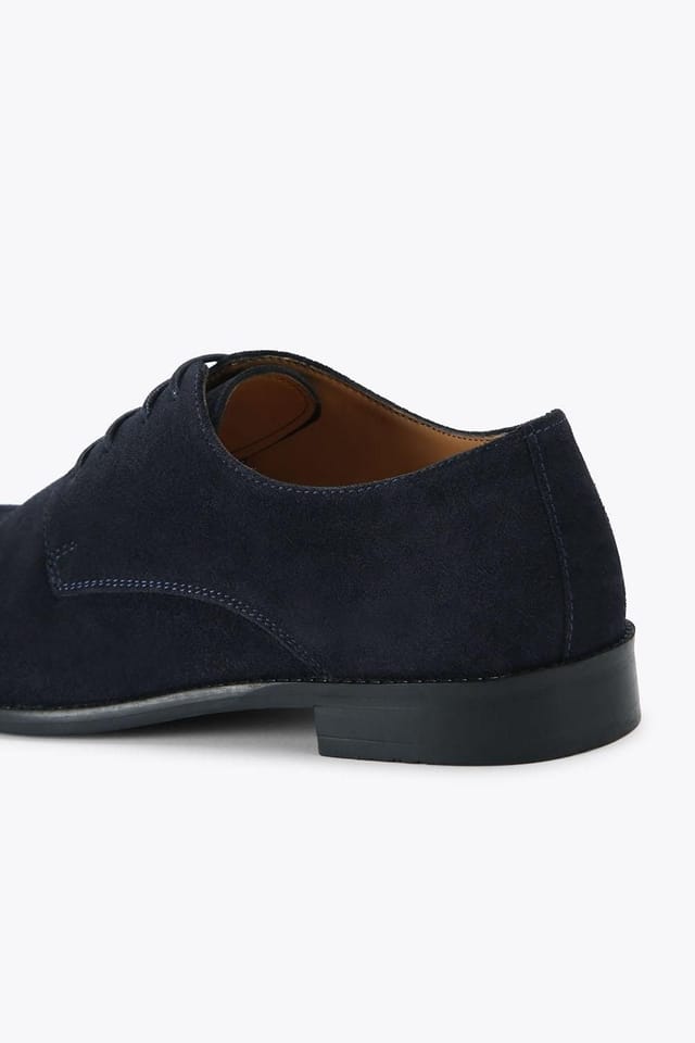 KG Kurt Geiger KG Kurt Geiger Men's 'Reuben' Suede Shoes in Mid Blue - 3