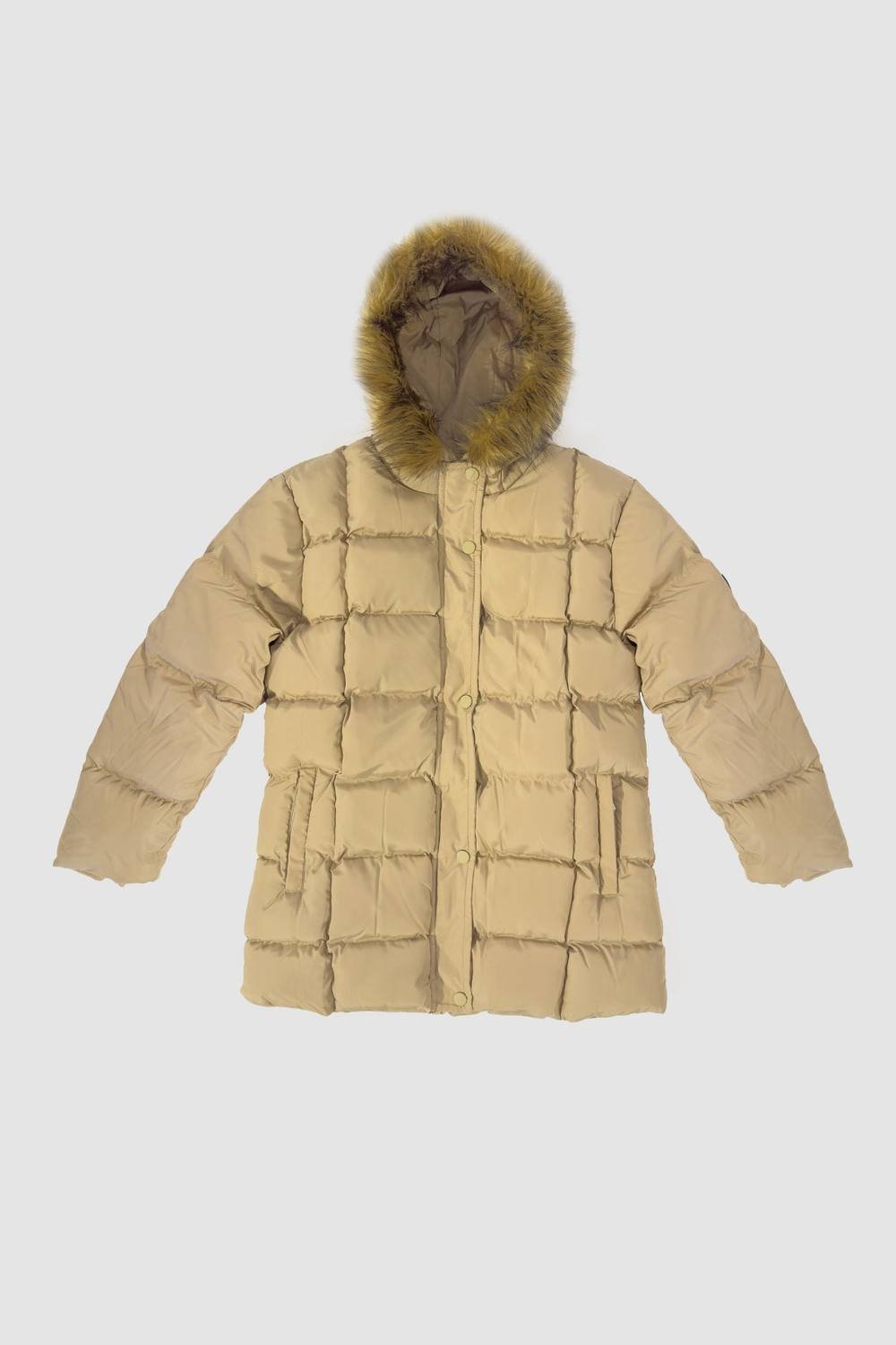 Jameson Carter Jameson Carter Women's Helvellyn Short Puffer Coat in Beige - 3