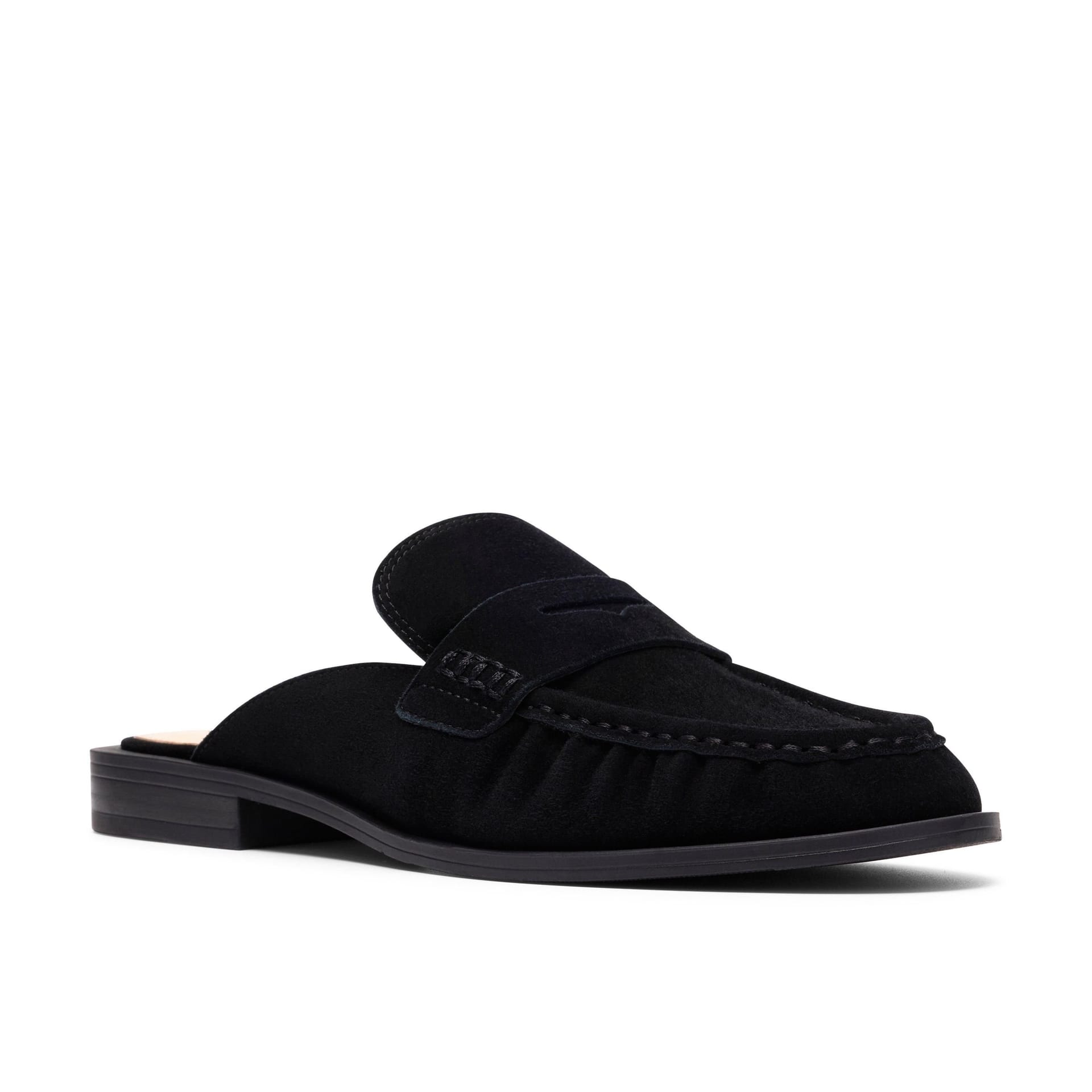 Clarks Clarks Women's Alixea Mule Black Suede Mules, Slip Ons - 4