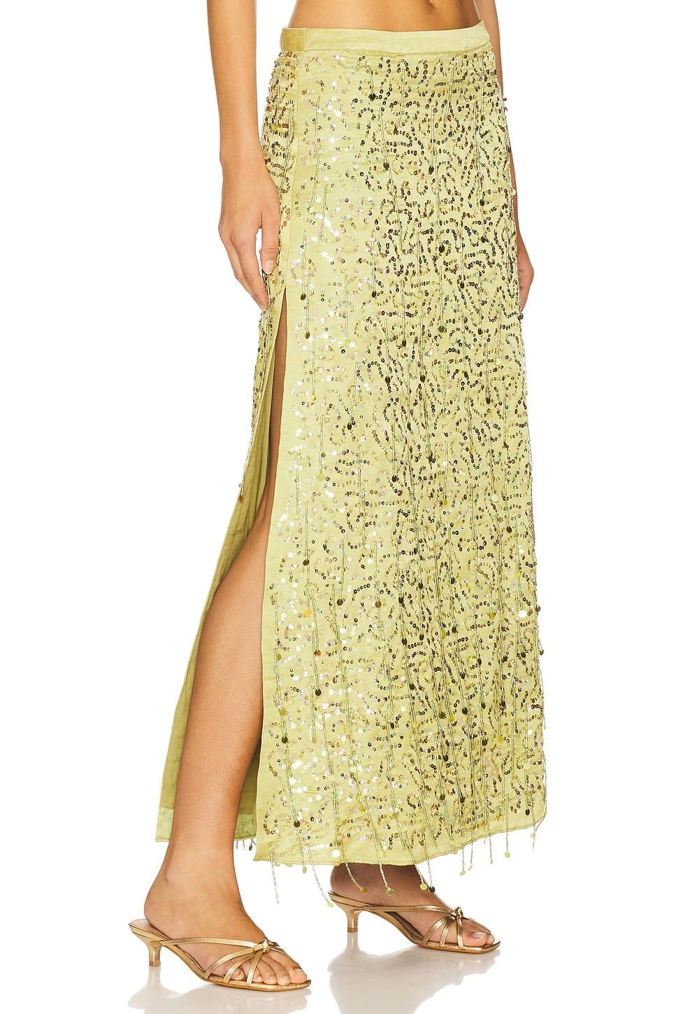 revolve Yasmin Hand Beaded Skirt