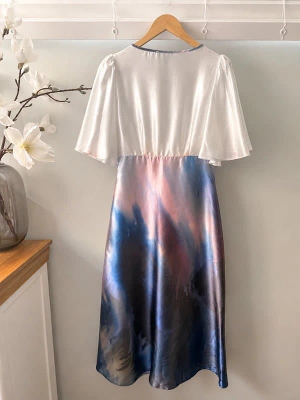 Never Fully Dressed Never Fully Dressed Satin Midi Dress – UK 14
