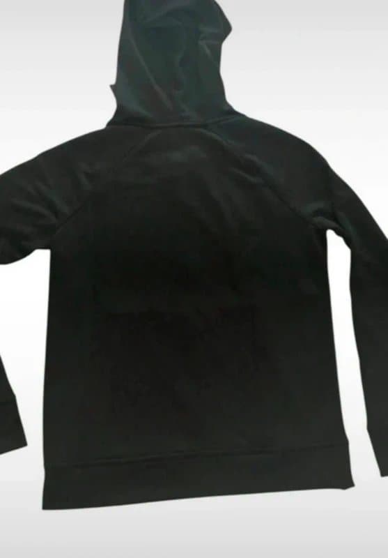 Under Armour Under Armour Terry Hoodie Size 8 Black Full Zip Tech Gym FZ Athleisure RRP £65