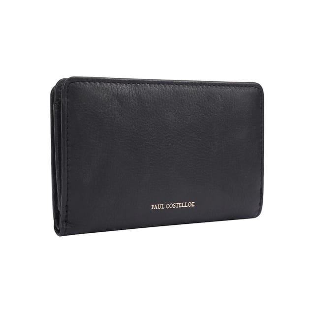 Paul Costelloe Paul Costelloe Women's Solidago Leather Purse in Black - 2
