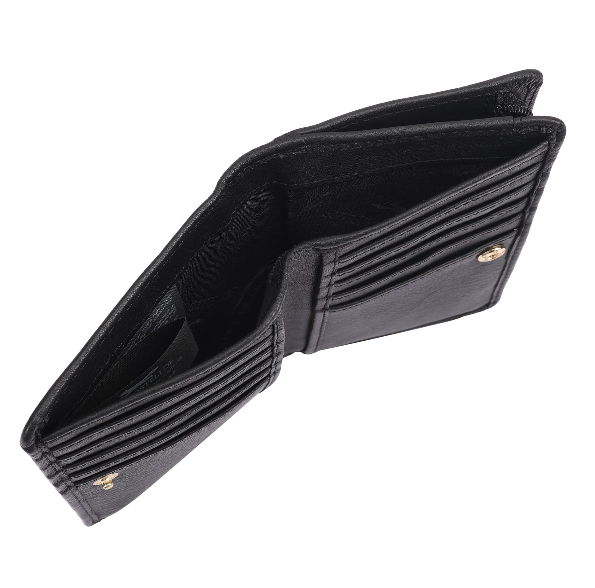 Paul Costelloe Paul Costelloe Women's Solidago Leather Purse in Black - 4