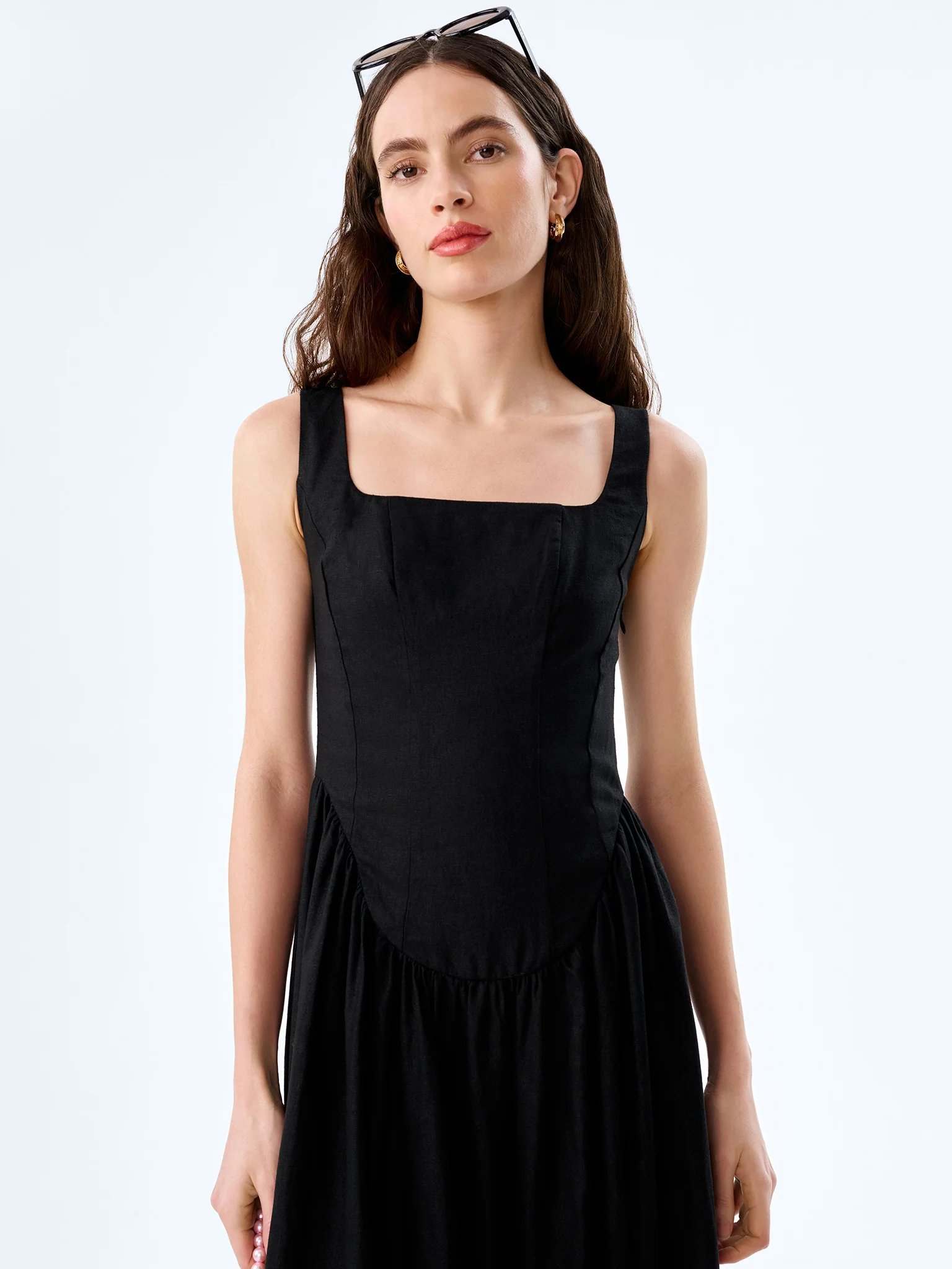 OMNES Suri Dress in Black - 4
