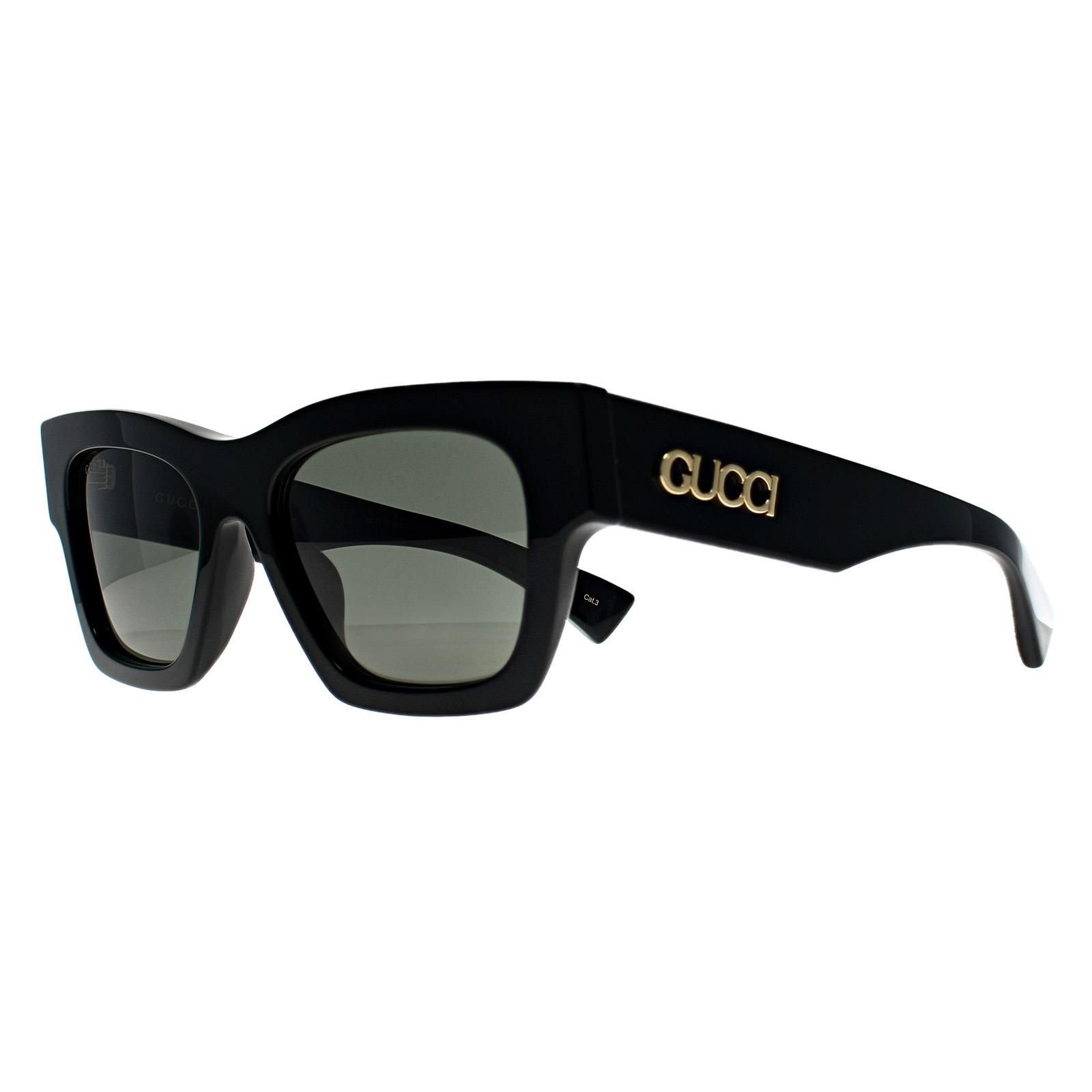 Gucci Gucci Women's Square Black Grey GG1835S - 2