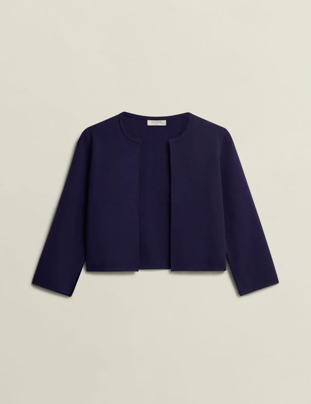 Hobbs London Hobbs London Women's Ella Cardigan in Dark Navy - 2