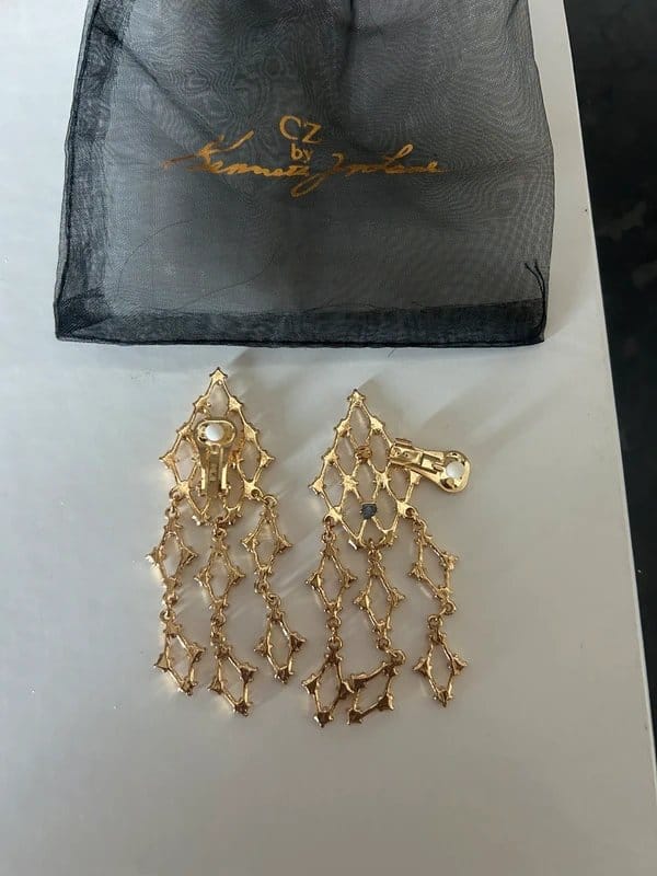 Kenneth Jay Lane Kenneth Jay Lane KJL Clip on celestial earrings RRP £245 - 1