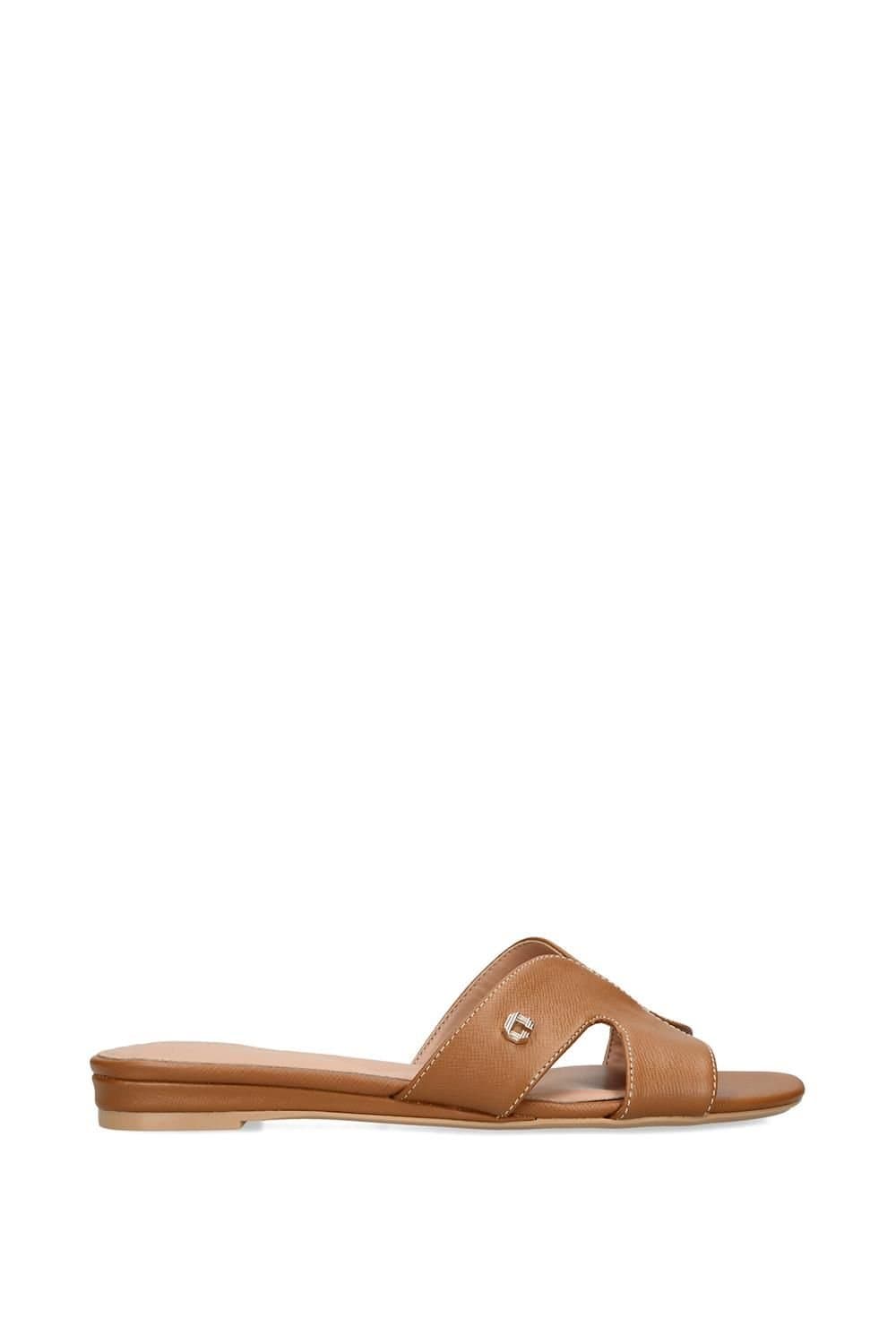 Carvela Carvela Women's 'Seville' Leather Sandals in Tan