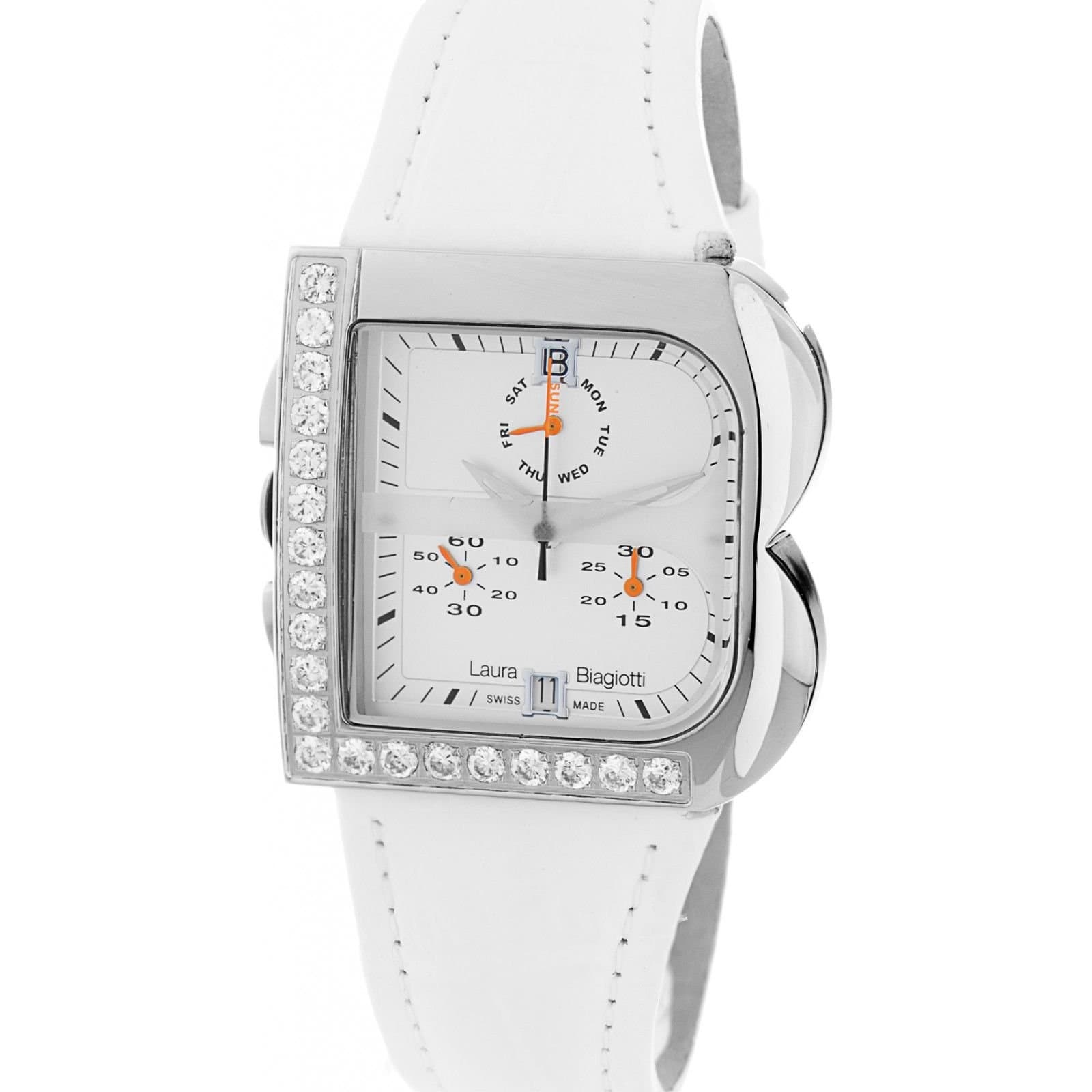 Laura Biagiotti Laura Biagiotti Women's LB0002L-BLZ 33mm Quartz Watch in White
