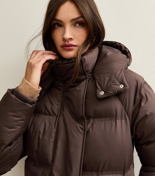 New Look Women's Tall Brown Longline Puffer Jacket New Look - 2