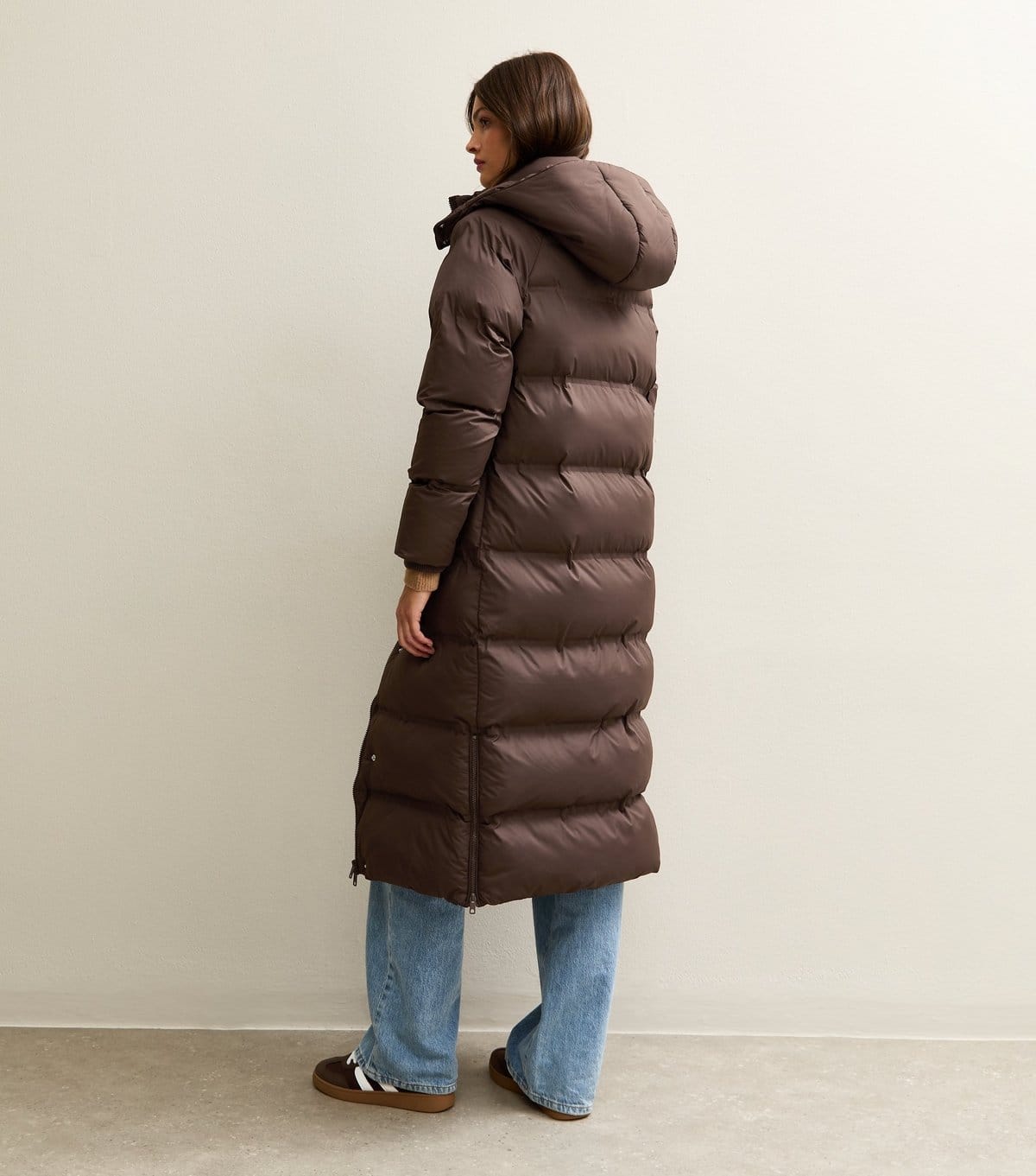 New Look Women's Tall Brown Longline Puffer Jacket New Look - 4