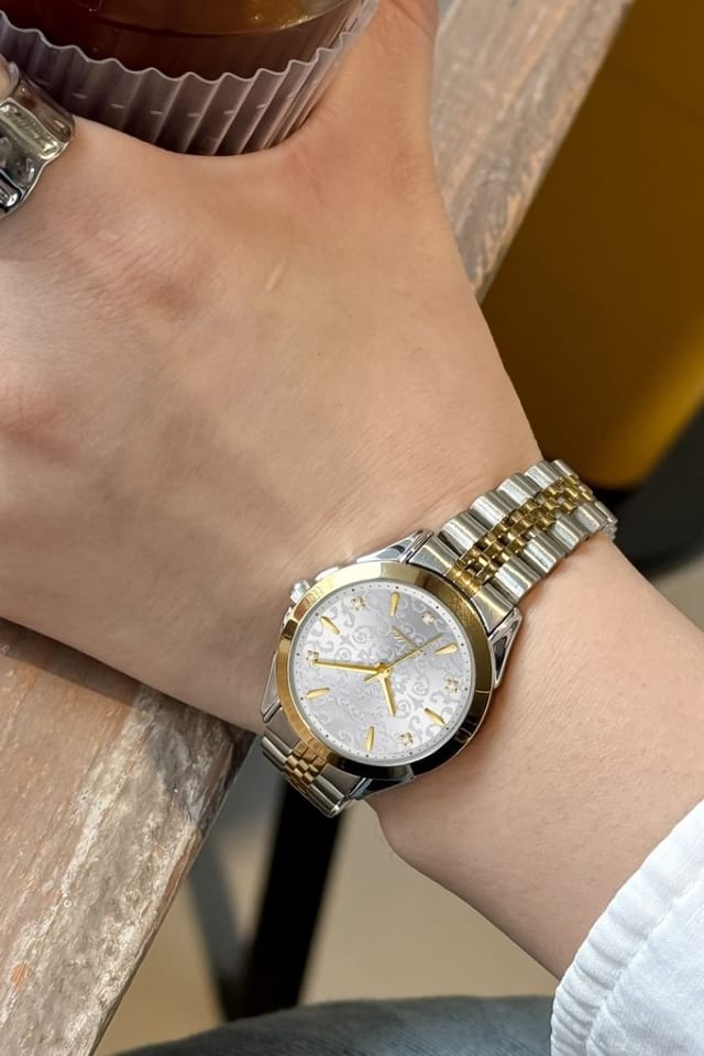 Emma Loves Diamonds Emma Loves Diamonds Women's Mayfair Watches Gold & Silver Case with a Gold & Silver Bracelet - 3