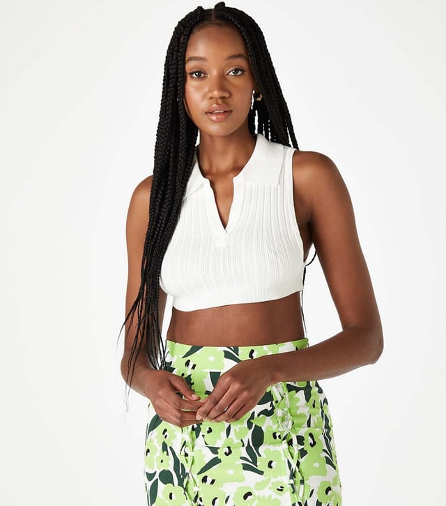 Urban Bliss Women's Green Printed Lace Up Mini Skirt Urban Bliss New Look - 3