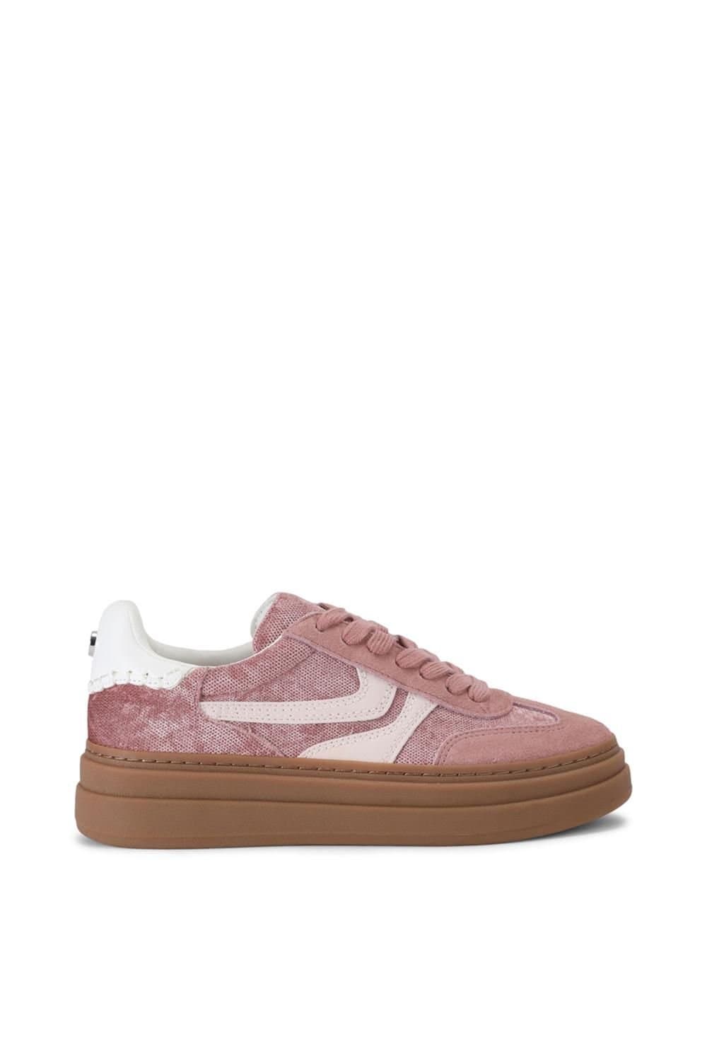 Steve Madden STEVE MADDEN Women's 'Dodge Pink Suede' Suede Trainers