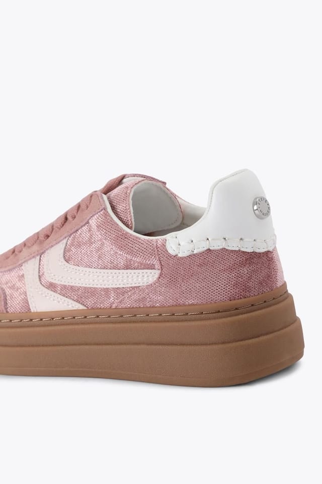 Steve Madden STEVE MADDEN Women's 'Dodge Pink Suede' Suede Trainers - 3