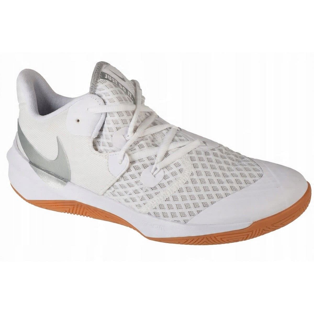 Nike Nike Men's Zoom Hyperspeed Leather Volleyball Trainers in White