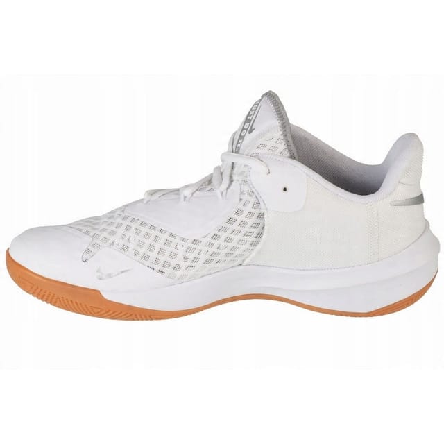 Nike Nike Men's Zoom Hyperspeed Leather Volleyball Trainers in White - 3