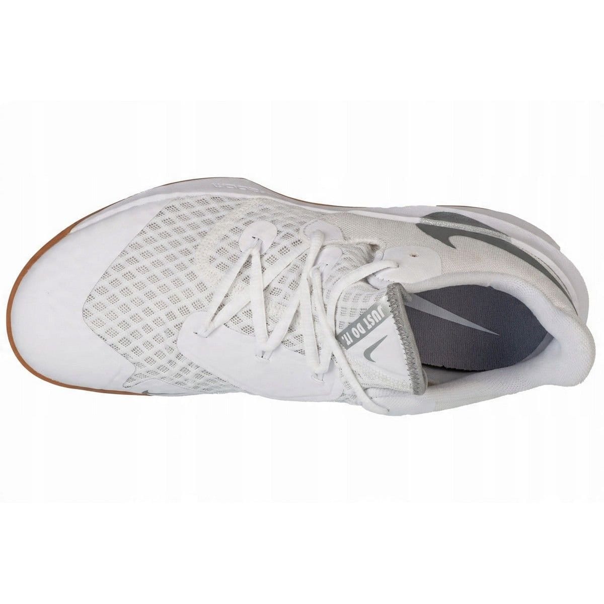 Nike Nike Men's Zoom Hyperspeed Leather Volleyball Trainers in White - 4