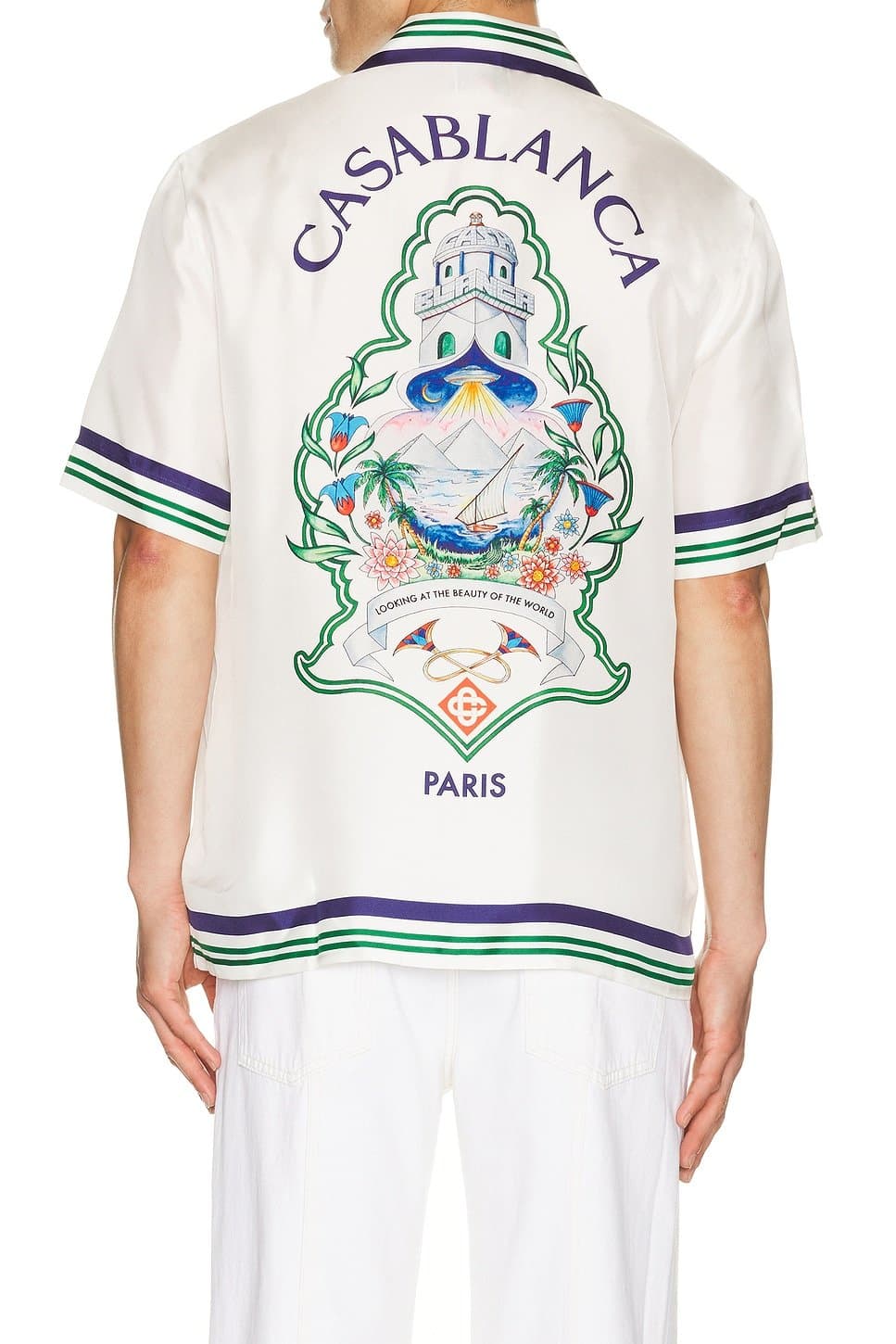 revolve Hotel Emblem Cuban Collar Shirt