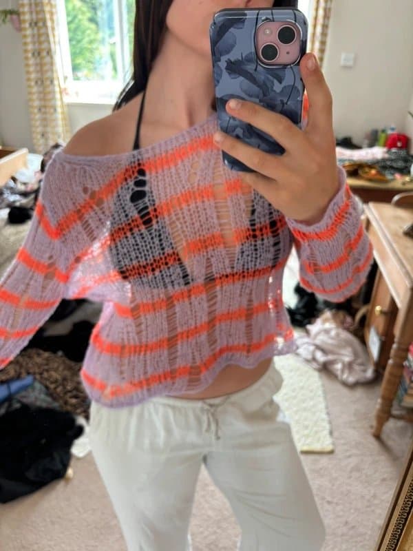 ASOS Design crochet style top