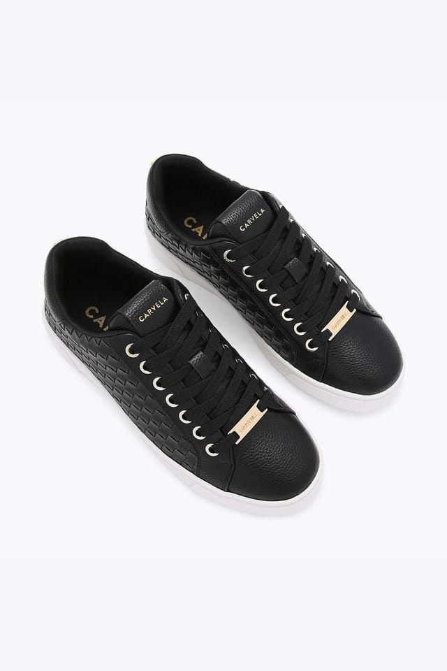 Carvela Carvela Women's 'Daze Weave' Trainers in Black - 2