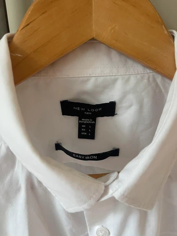 New Look New Look Easy Iron White Shirt