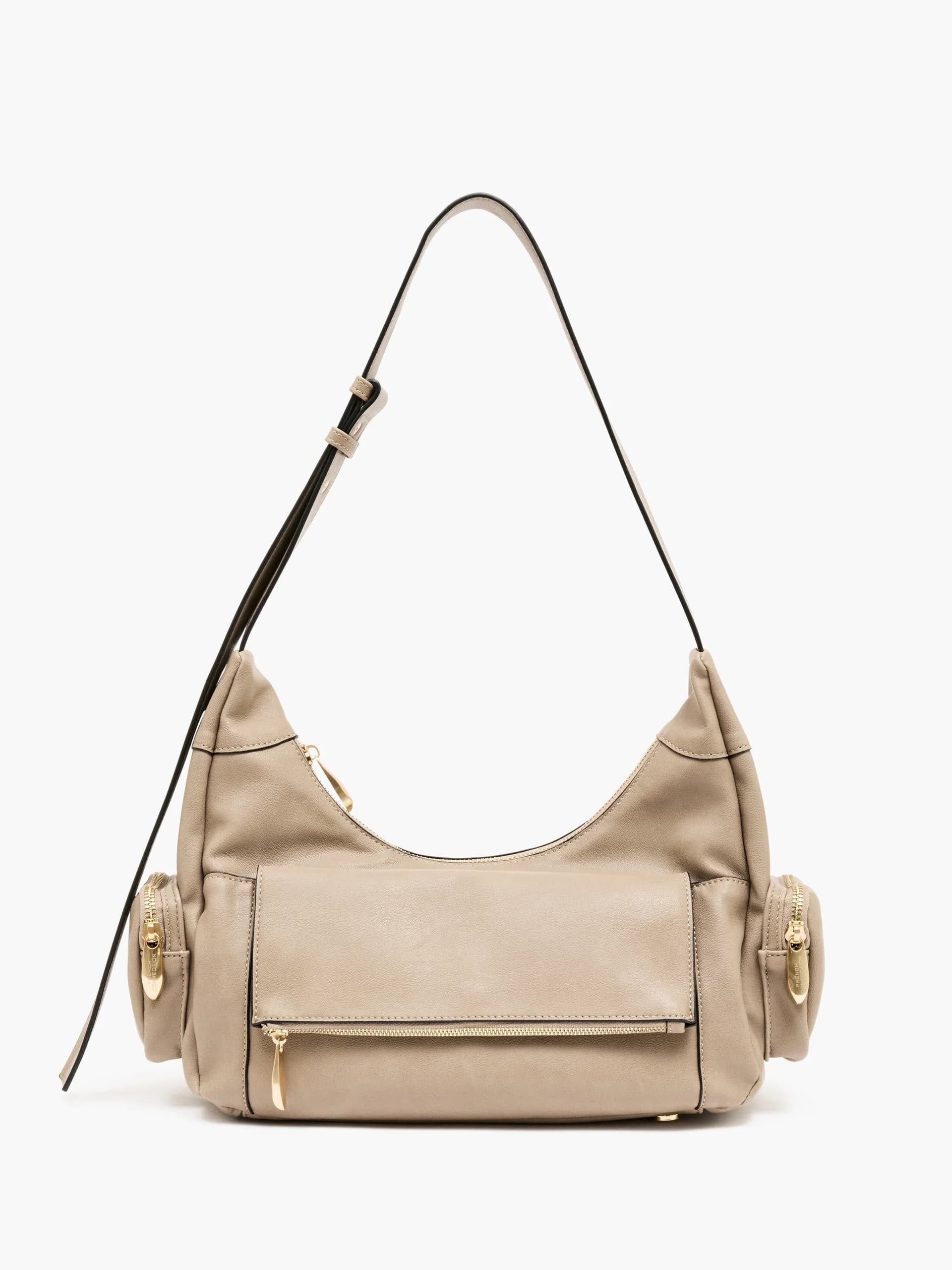 French Connection French Connection Mink Brown PU Utility Underarm Bag