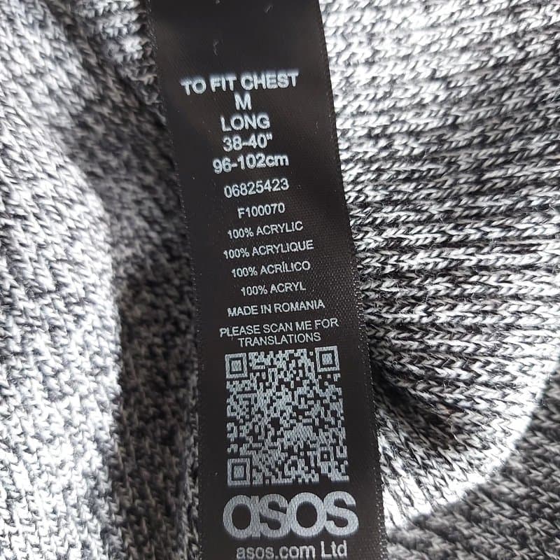 ASOS Asos Mens Grey Jumper Size M