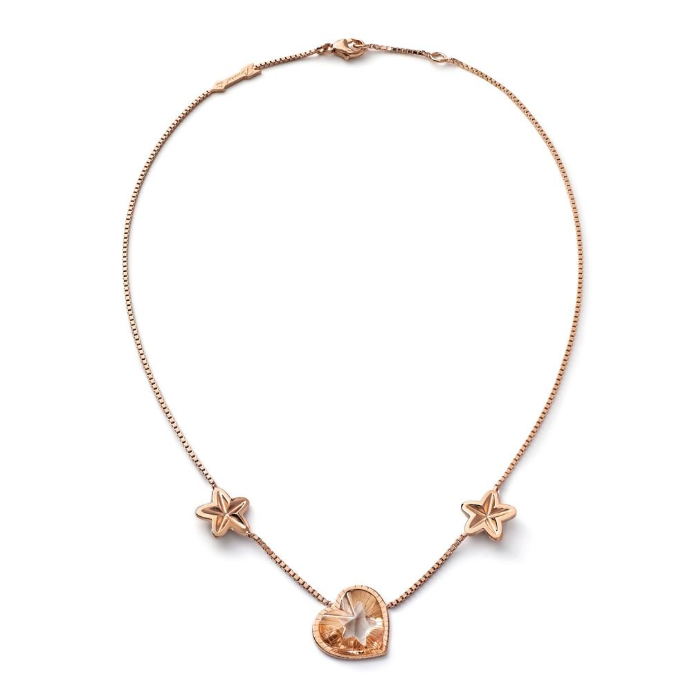 baccarat baccarat Women's Etoile Mon Coeur Vermeil Gold Crystal Necklace 2812891 in Clear - 1