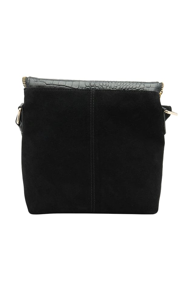 Lotus Lotus Women's 'Chantelle' Suede & Leather Handbag in Black - 2